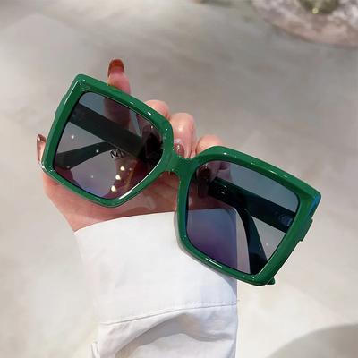 Ochelari de Soare Supradimensionați de Designer Marcă de Lux Femei Pentru Bărbați Modă Vintage Ochelari de Soare Populari Punk Cadru Mare Nuanțe Bicolore