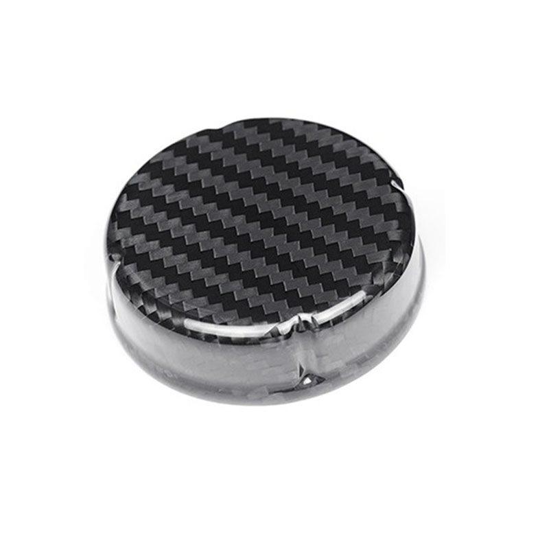 Brake Fluid Reservoir Oil Cap Cover In Real Dry Hard Carbon Fiber For Fiat 500 500C 08-24 For Abarth 595 695 2012-2024