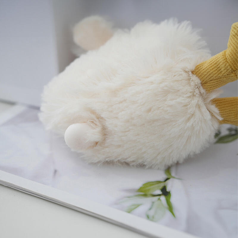 Cute and Tired All-night Chicken Keychain Doll