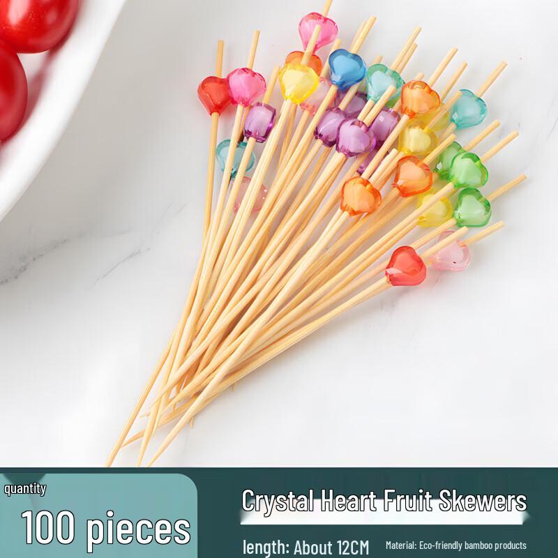 Bamboo Disposable Fruit Skewers & Cocktail Picks