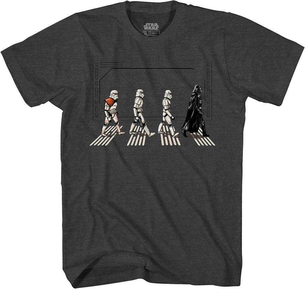 STAR WARS Todesstern Straße Sturmtruppler Überquerung Herren T-Shirt