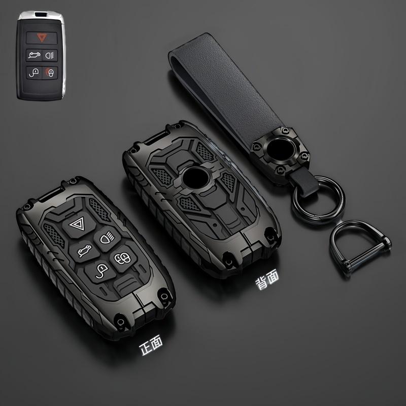 Metal Car Remote Key Cover Case Holder Shell Chain Fob For Land Rover New RangeRover Sport Evoque Freelander Velar Discovery LR5