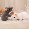 Nouveaux adorables peluches souris réalistes, poupées souris vives et intelligentes, animaux de bureau amusants, décoration de chambre créative, cadeau de Noël pour enfants