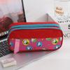 Large Capacity Dual-Layer Pencil Case Students Minimalist Fresh Design Oxford Fabric Multi-Compartment School