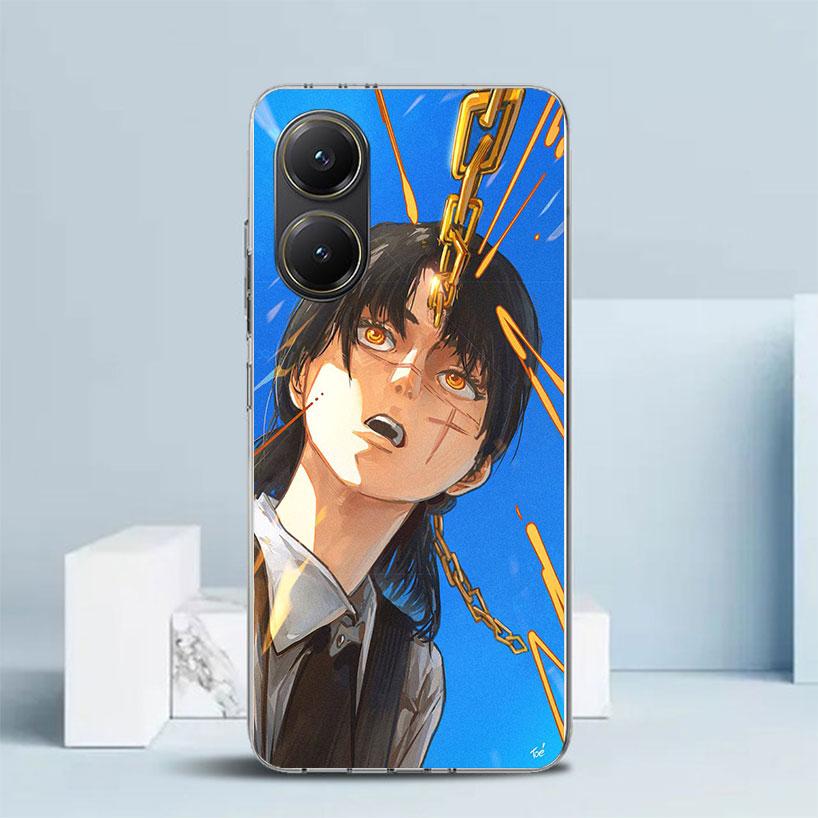 C-Chainsaw Mans Yoru War Devil Phone Case For Xiaomi Poco F7 Ultra X5 X6 X7 Pro M7 Redmi 15C 15 13C 13 12C 12 10C 10 10A 9 9C 9A