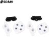 1set Rubber Repair Rebuild Replacement Parts For NES Controller Joy A B D Pad Silicon Start Rubber Button