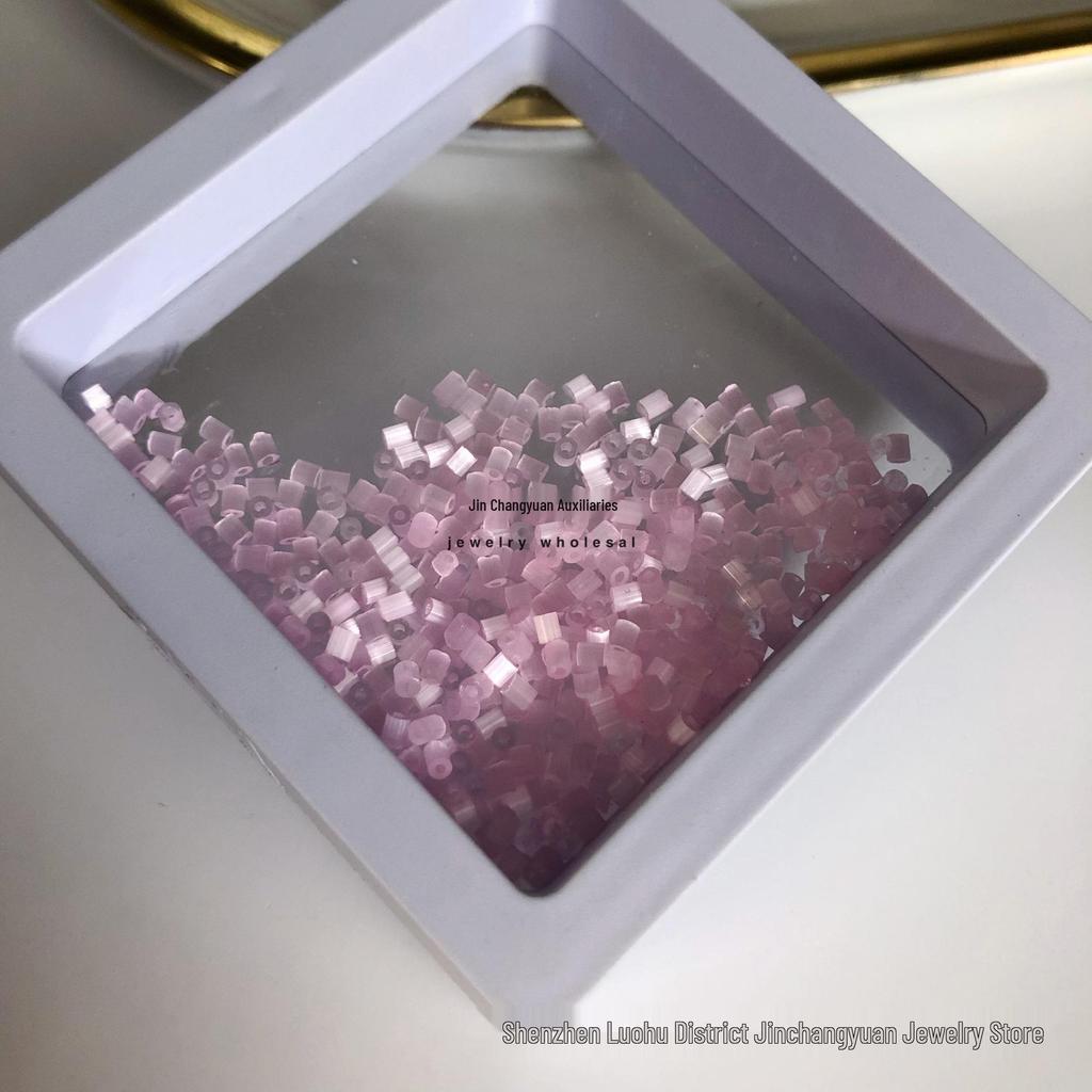 Pink Series Seed Beads & Sequins for DIY Handcrafts and Ancient Style Embroidery