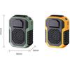 Mini draagbare ventilator, 6000 mAh, 3 snelheden, handsfree, clip en nekriem, noodaccu