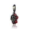 Halloween Copper Skull Charm Luminous Pumpkin Ghost Clown Bead Pendant Ring Necklace Bracelet Diy Jewelry Gift