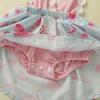 2 st Spädbarn Baby Flicka Rygglös Flamingo Romper Rem Jumpsuit Klänning +Hårband