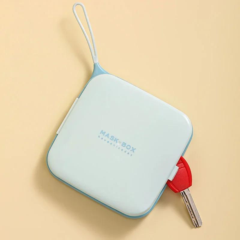 Portable Dustproof Waterproof Storage Box for Jewellery Mask Accessories Travel Sealed Container