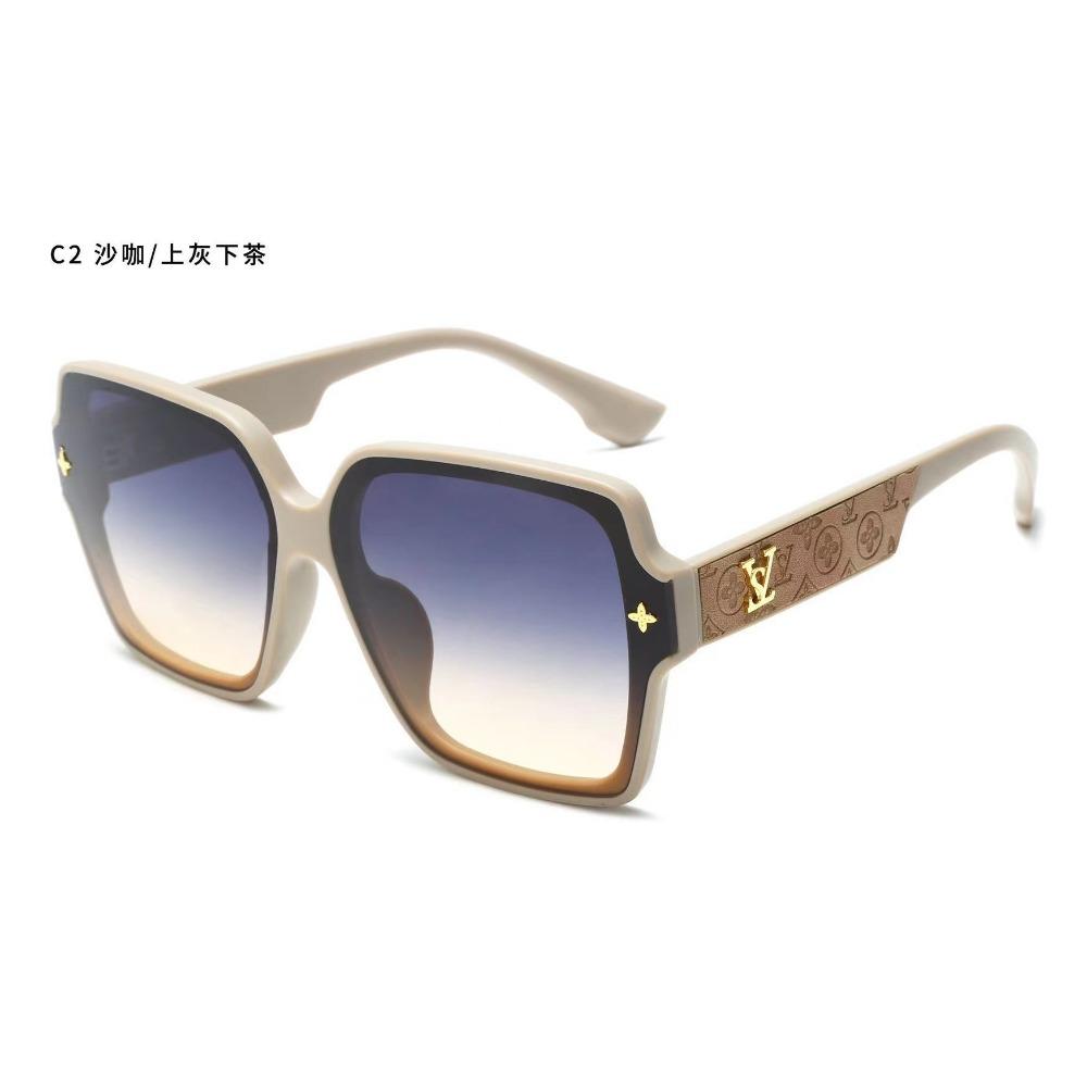 New Fashion Square Frame Sunglasses for Women Luxury Sunglasses UV Protection Large Frame Glasses