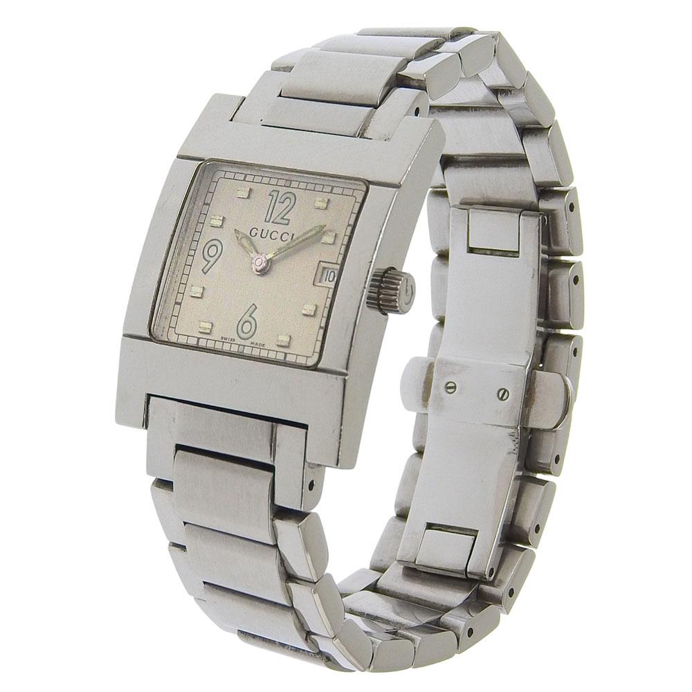 GUCCI Watches 7700L SilverDial Stainless Steel Quartz Analog display Women Used