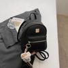 Schoolbag 1011 Spring New Women's Fashion High Aesthetic Commuter Backpack Stylish Simple Niche Vintage Single Shoulder Crossbody Bag