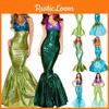 Captivating Floor Length Women Mermaid Costume Cosplay For Halloween And Parties