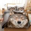 3D Digital Printing Bed Three-Piece Wolf Print Kit