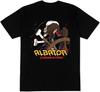 Men's Round Neck T-Shirt Albator 88 Privateer Pirate Space Do Not Bleach Black