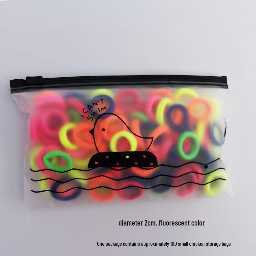 2cm Hochelastische Haargummis für Kinder - Sanfte, kleine Handtuchringe für Mädchen und Babys, Haarschonende Gummibänder