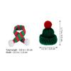 24Pcs Mini Christmas Knit Hat Scarf Set Compact Wine Bottle Covers Xmas Party Supplies Holiday Decorations Mini Knit Hat