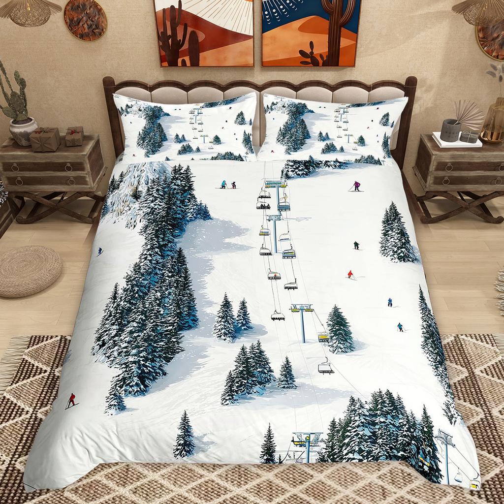 Comforter Homewish Modern Minimalist Abstract Simple Art Bedding Set Botanical Plant Leaves Comforter Set