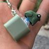 Frog Keyboard Sound And Light Keychain Button With LED Light For Stress Relief