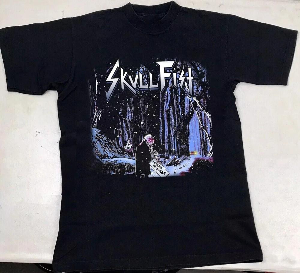 Skull Fist Band Chasing The Dream Shirt Classic Black Unisex S-5XL Unisex T-Shirt XXXXL