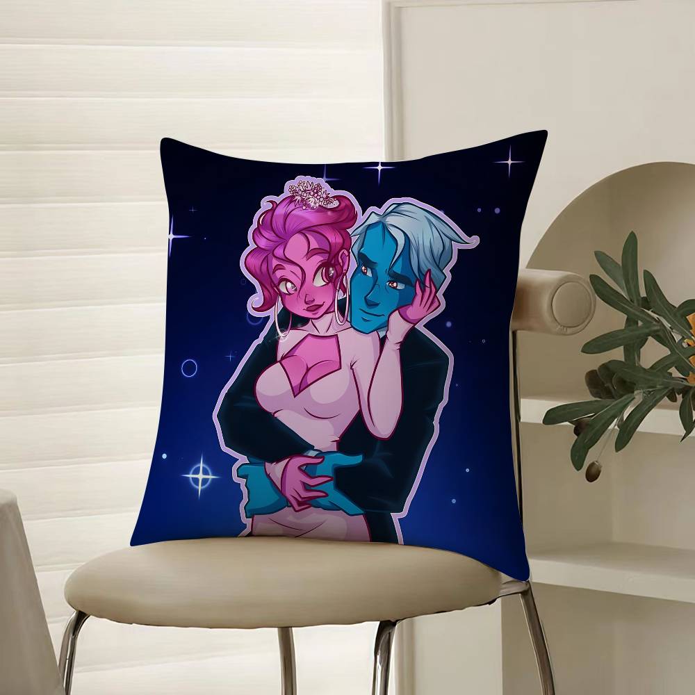 Anime L-Lore Olympus-S Comics Pillow Case Comfort Sofa Bed Silky elegant Invisible zipper Decorative cushion cover