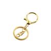Zinc Alloy Keychain Set: Metal Lobster Clasp, 8-Shaped Ring, 4-Section Chain Ring Clasp