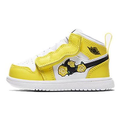 Zapatillas de Bebé Air 1 Mid ALT TD Amarillo Dinámico Negro Blanco AT4613-700