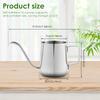 Indoor Plant Mini Drinking Pot 350ml Stainless Steel Plant Drinking Pot Multi purpose Portable Coffee Pot