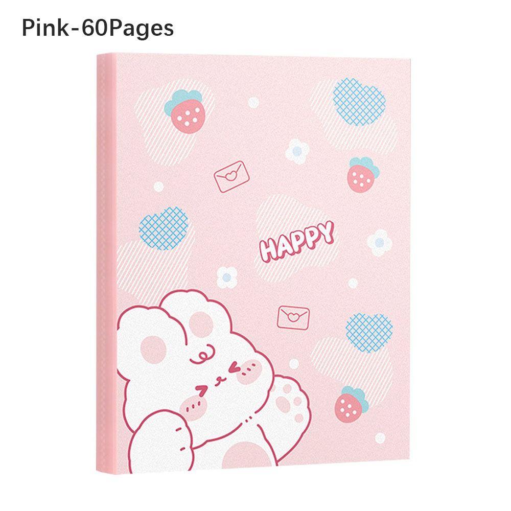 30/40/60 Pages A4 Cartoon Large Capacity Archives Bag File Folder Student Test Paper Storage School Office Stationery