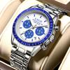 Classic Watches for Men Business Military Waterproof Watch Men Top Brand Luxury Sports Quartz Chronograph Montre Homme+BOX