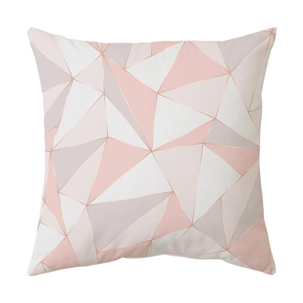 New Pink Pillow Feather Pillow Cover Home Sofa Bed Head Pillow Cover Cushion Cushion Cover