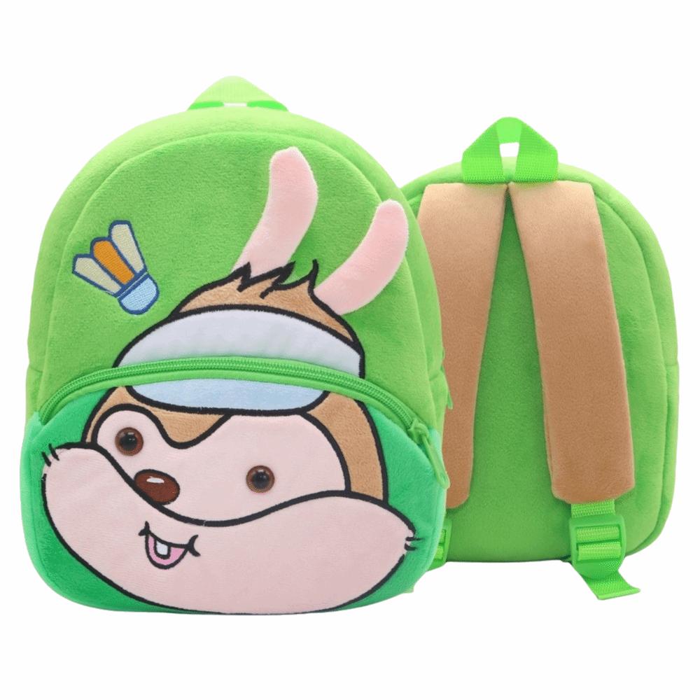 Cartoon Animal Plush Backpack Lightweight Kindergarten Backpack Children School Bag Outing Leisure