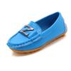 Children Leather Shoes for Toddlers Big Boys Kids Loafers Flats for Wedding Party Performance Black White Candy Color 21-36 Soft
