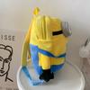 New Cartoon Anime Plush Backpack Minions Doll Large Size School Bag Large Capacity Student Cartoon Backpack Gift