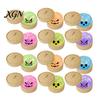 Soft TPR Decompression Cake Halloween Bun Squeeze Stress Ball, Slow Rising Toy with Steamer, Creative Gifts for Sensory Fidget Cute Ghost Faces,