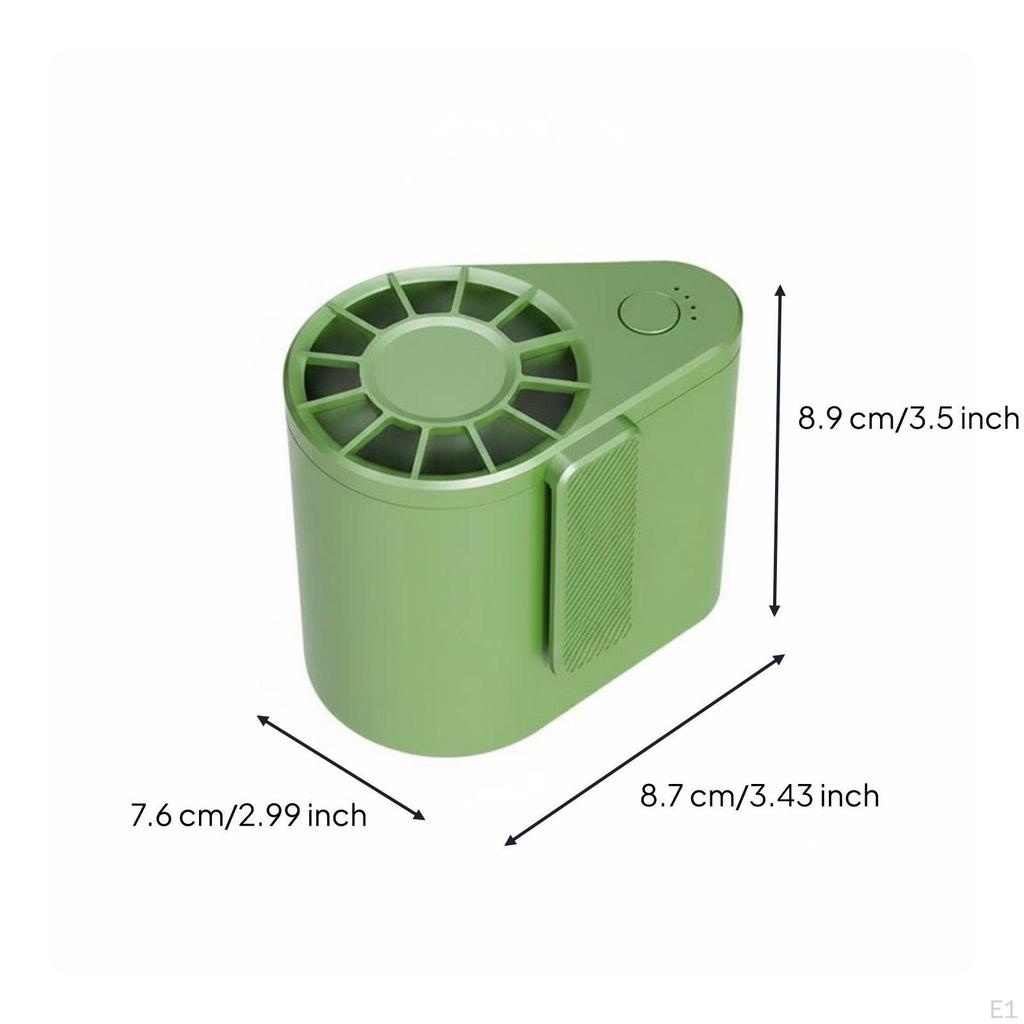 Waist Clip Fan Long Battery Life on Lightweight for Outdoor Workers, Travelers,