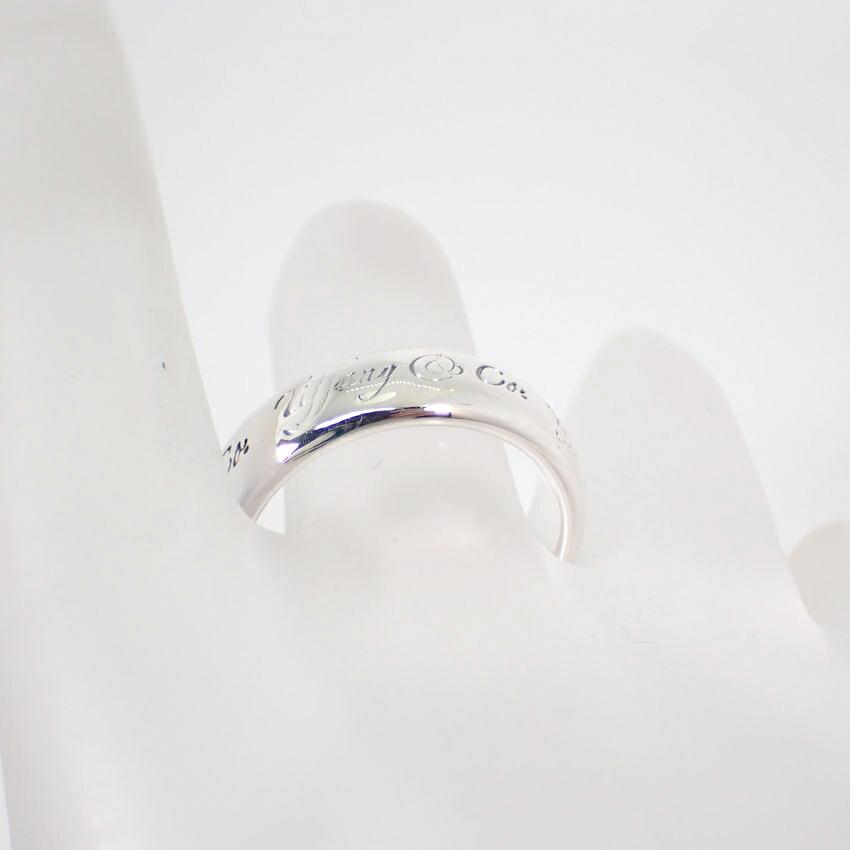 [Used] TIFFANY/Tiffany 925 Notes Ring / Size 14 / j67-4