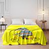 Zebra on Bicycle Blanket for all seasons blanket lunch break throw gift