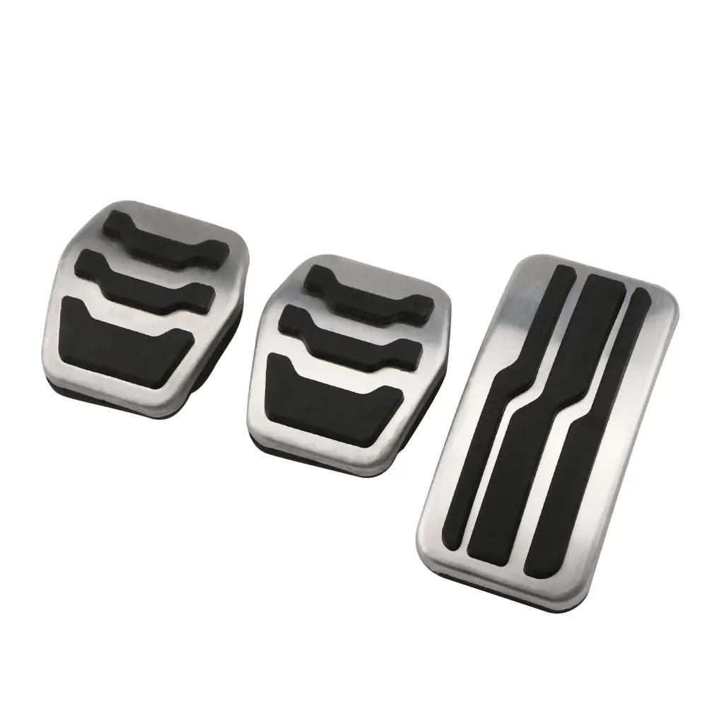 Stainless Steel AT MT Car Pedal Gas Brake Pedals Cover for Ford Focus 2 3 4 MK2 MK3 MK4 RS ST 2005-2023 Kuga Escape 2009-2020