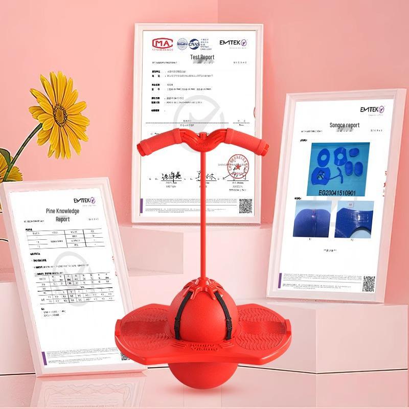 Kids & Adults Bouncing Ball - Kindergarten Sports Toy & Balance Exercise Equipment