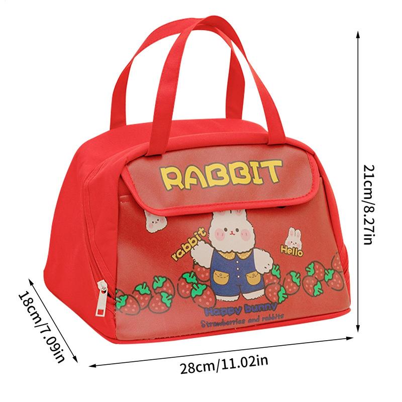 Reusable Lunch Bag Students Lunch Bags Large Capacity Box Leakproof Tote Waterproof Design For Work Picnic Travel