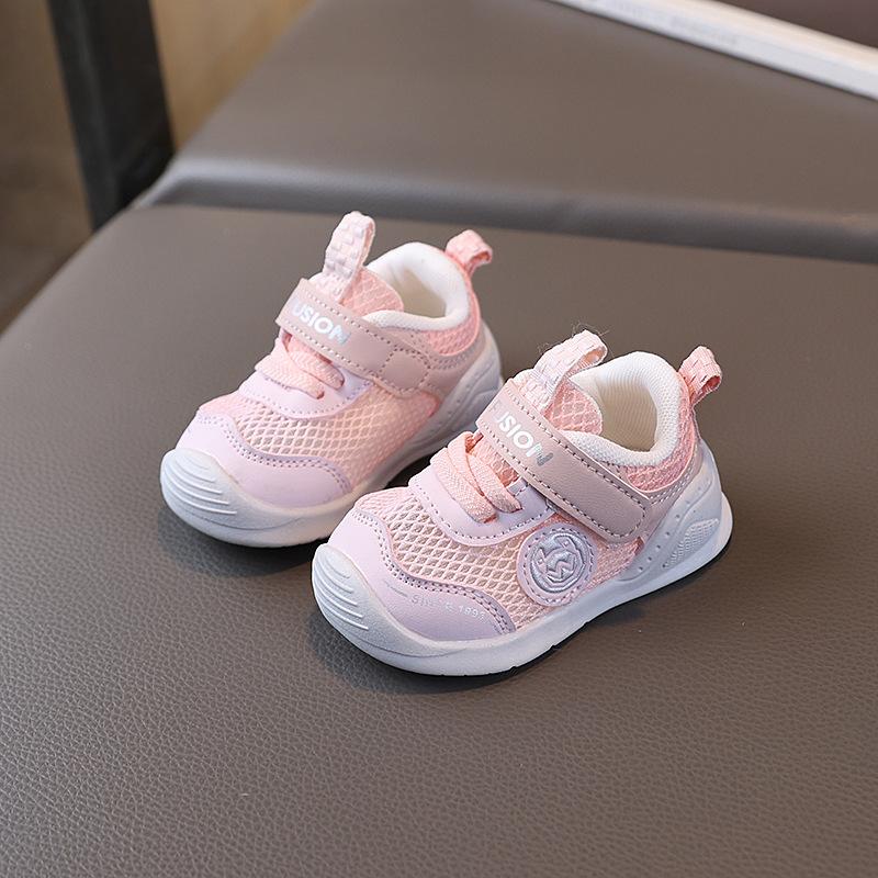

Baby Shoes - Functional Shoes - Learning Shoes - Baby Anti-slip Soft Sole - Girls Net Shoes 20