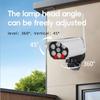 Solar magnetic monitoring light LED anti-theft wireless simulation human body induction camera wall lamp lighting street lamp