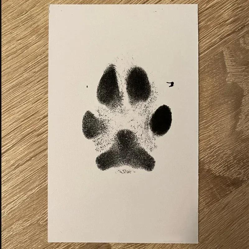 1pcs Pet Dog Footprint Handprint Pad Safe Non-toxic Printing Pet Footprint Baby Paw Print Footprint Dog Accessories Pet Supplies