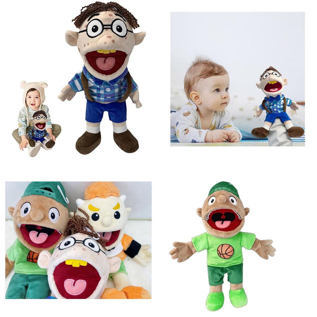 Jeff Plush Toy Puppet For Parent-child Interaction Joseph/bernard Schoolmate