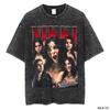 Obsession Movie Hooror Oversized T Shirt 100 Cotton Vintage Washed Tshirt for Men Women Hiphop Streetwear OBS3