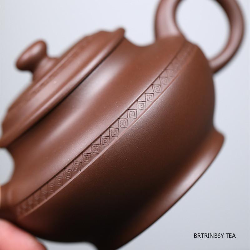 170ml Chinese Tradition Yixing Purple Clay Teapot Master Handmade Zisha Tea Pot Household Beauty Kettle Tea Set Teaware Gifts