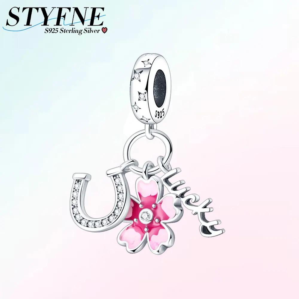 Charm Bead Charms Plata Sunflower Sakura Chrysanthemum Bead for Charm Bead Charms copper Bracelets Bead Charms Jewellery Making Womens Gift